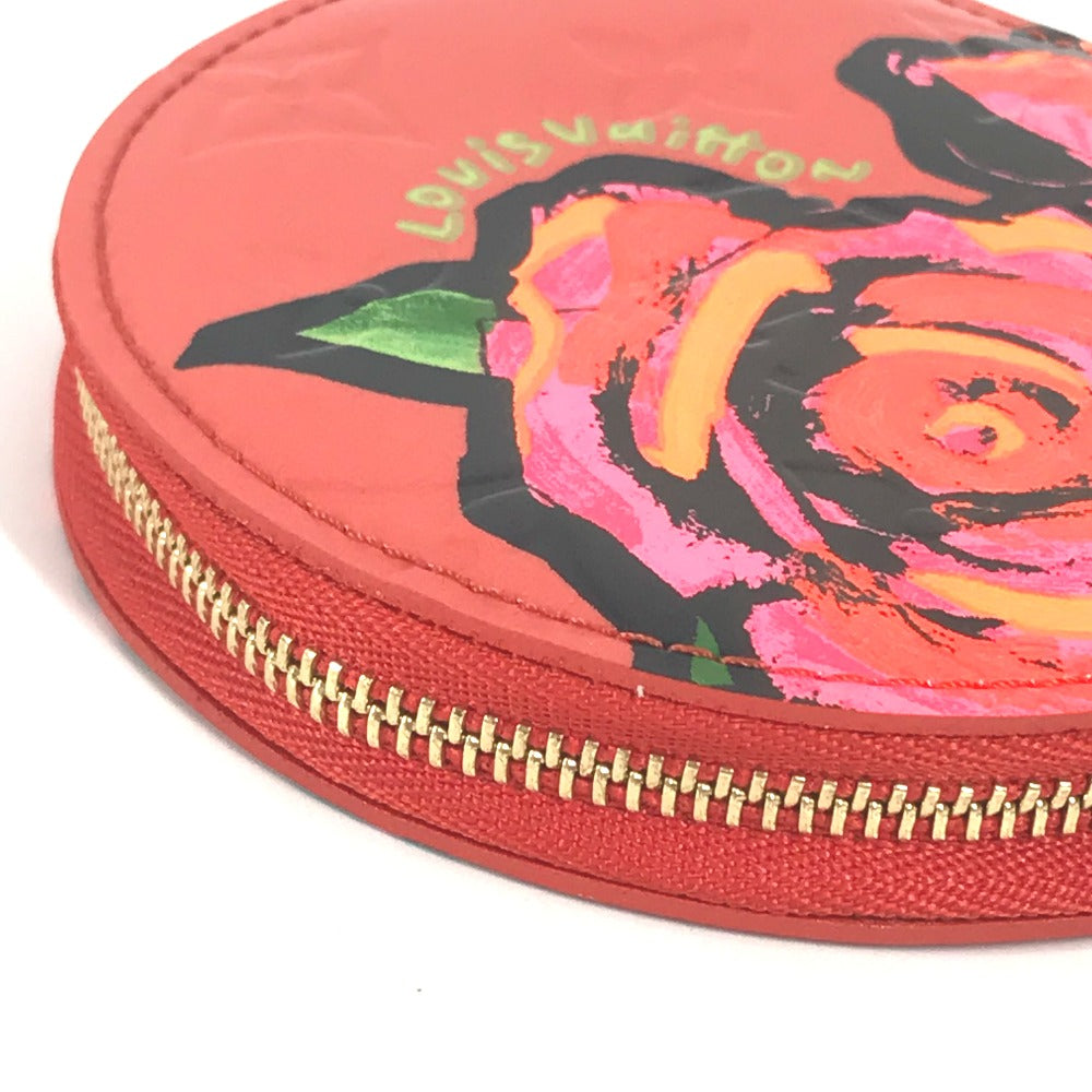 LOUIS VUITTON Coin case M93691 Monogram Vernis Orange Monogram Vernis Rose Porto Monet Shapo