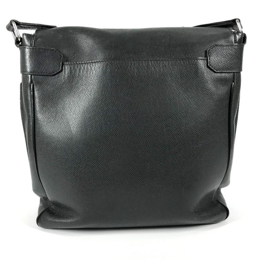 LOUIS VUITTON Shoulder Bag M32702 Taiga Leather black Taiga Milo unisex(Unisex) Used Authentic