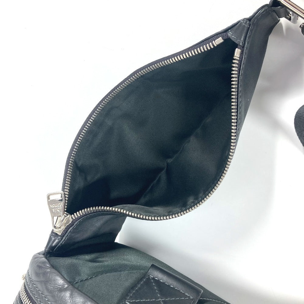 LOUIS VUITTON Sling bag M50445 leather gray V line Fast unisex(Unisex) Used Authentic