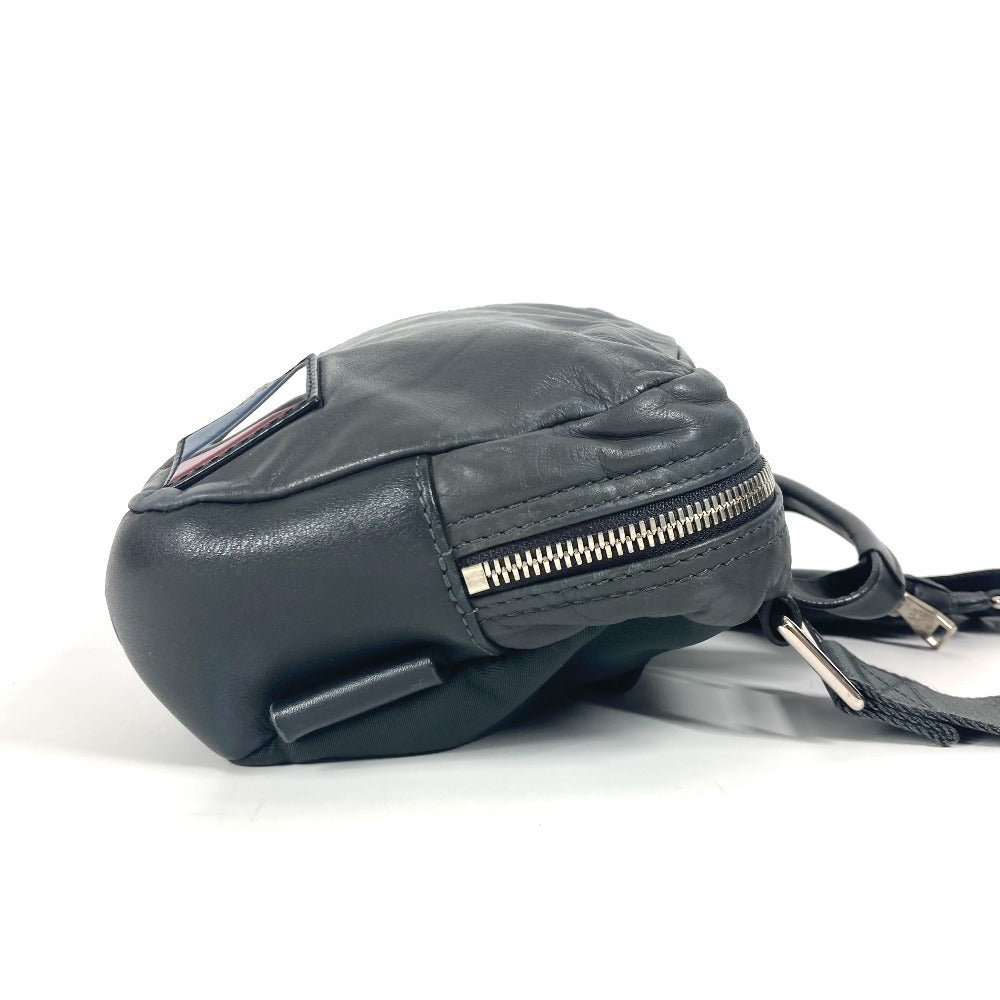 LOUIS VUITTON Sling bag M50445 leather gray V line Fast unisex(Unisex) Used Authentic
