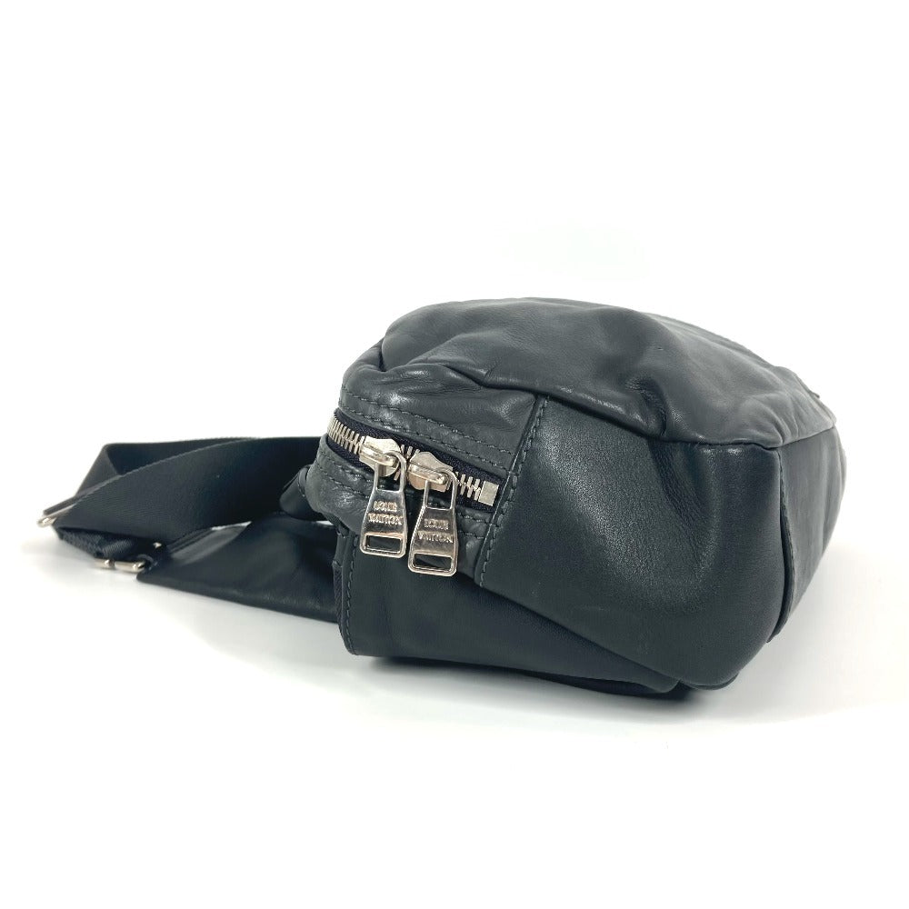 LOUIS VUITTON Sling bag M50445 leather gray V line Fast unisex(Unisex) Used Authentic