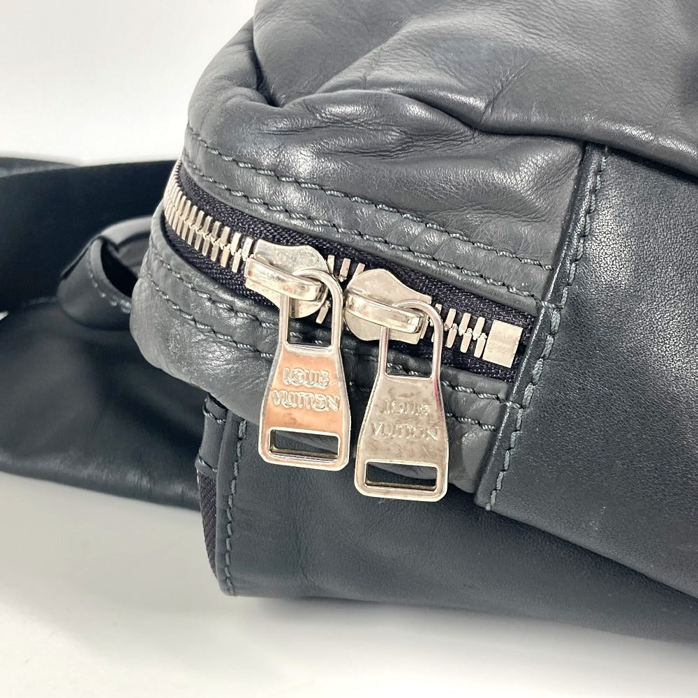 LOUIS VUITTON Sling bag M50445 leather gray V line Fast unisex(Unisex) Used Authentic