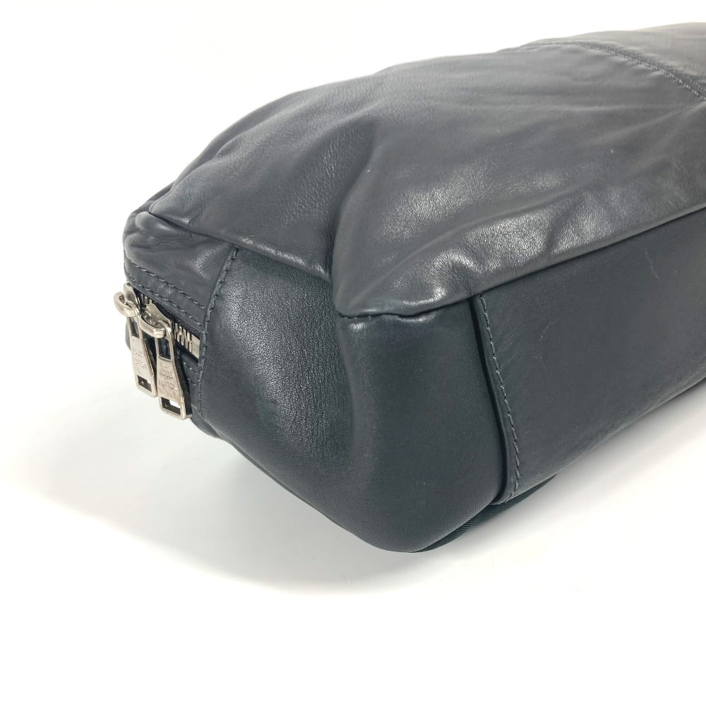 LOUIS VUITTON Sling bag M50445 leather gray V line Fast unisex(Unisex) Used Authentic