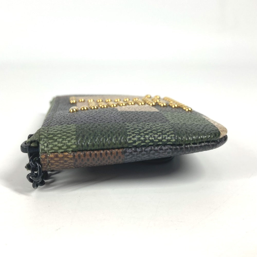 LOUIS VUITTON Coin case M83175 leather multicolor Damier Pop Pochette Cre Women(Unisex) Used Authentic