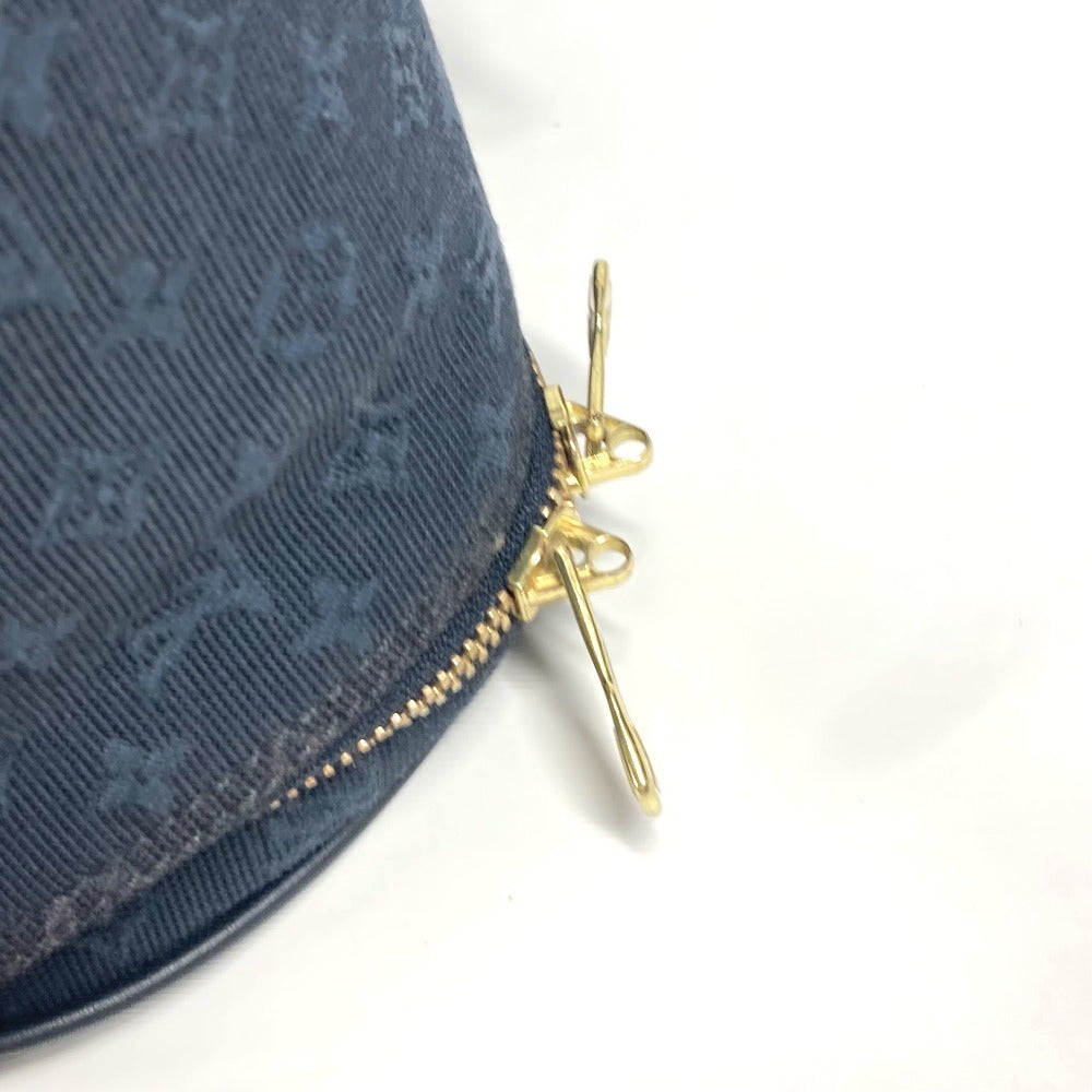 LOUIS VUITTON Boston Duffel bag M42331 Monogram mini canvas Navy Monogram mini Claudine Women Used Authentic