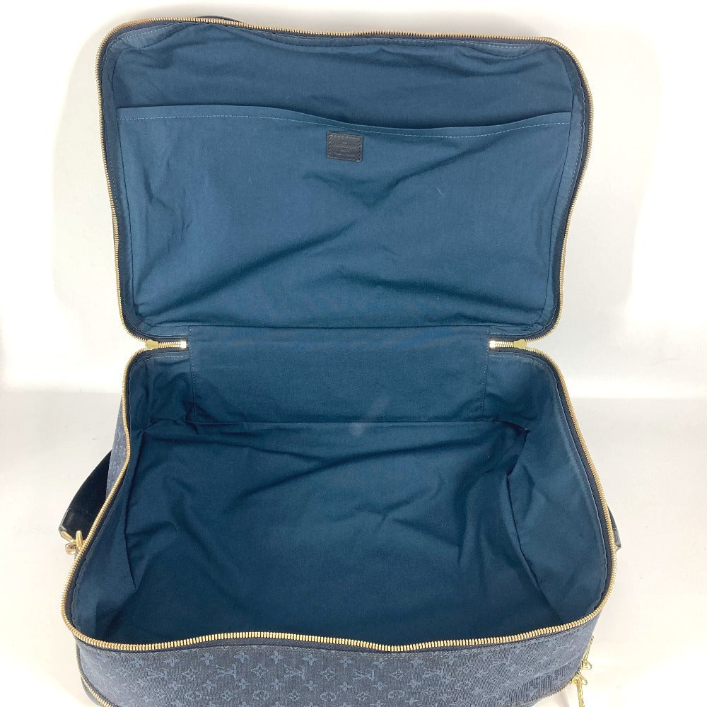 LOUIS VUITTON Boston Duffel bag M42331 Monogram mini canvas Navy Monogram mini Claudine Women Used Authentic