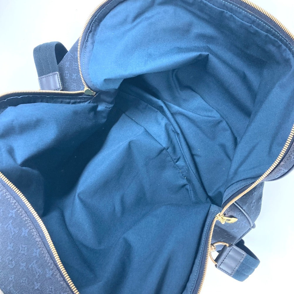 LOUIS VUITTON Boston Duffel bag M42331 Monogram mini canvas Navy Monogram mini Claudine Women Used Authentic