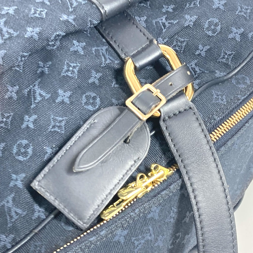 LOUIS VUITTON Boston Duffel bag M42331 Monogram mini canvas Navy Monogram mini Claudine Women Used Authentic