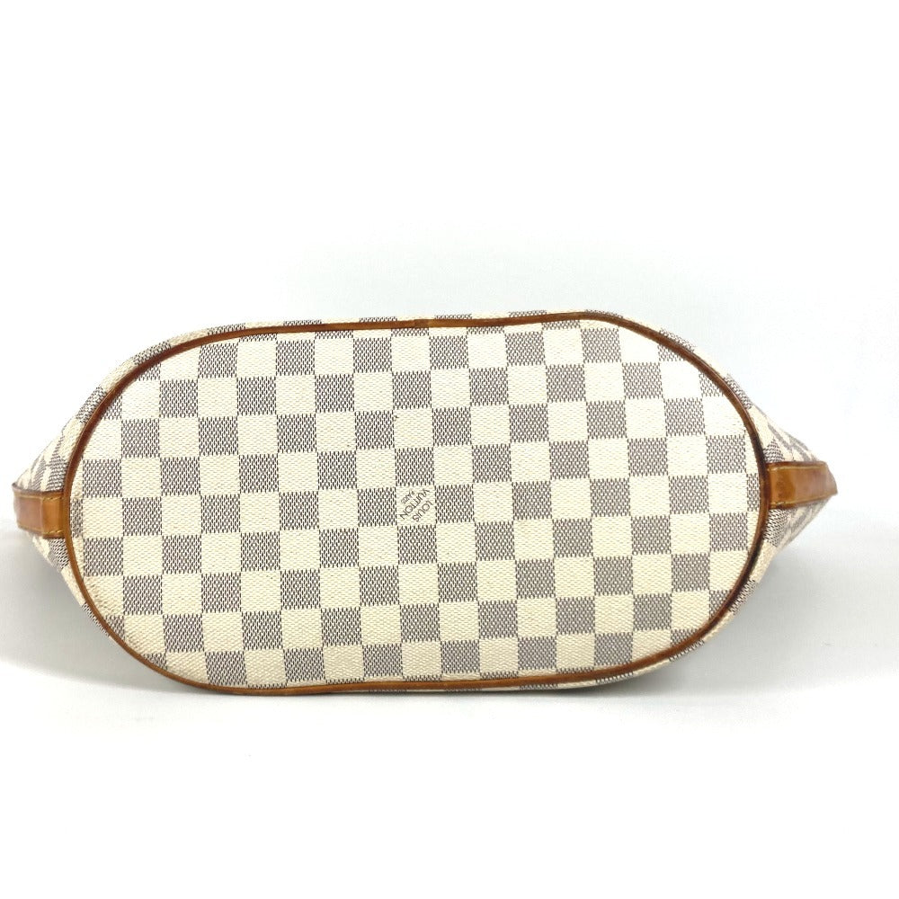 LOUIS VUITTON Shoulder Bag Damier Azur Canvas white Damier Azur Pomplon Women Used Authentic