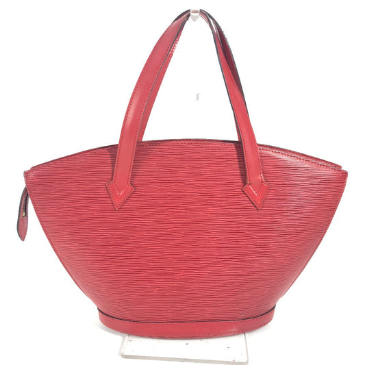 LOUIS VUITTON Handbag M52277 Epi Leather Red Epi Sun jack Women Used Authentic