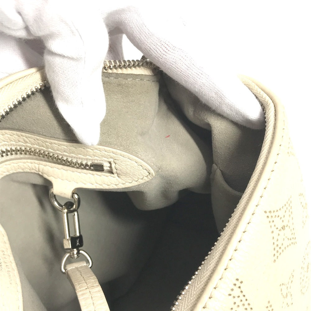 LOUIS VUITTON Shoulder Bag M94275 monogram mahina leather beige Monogram Mahina Serene PM Women Used Authentic