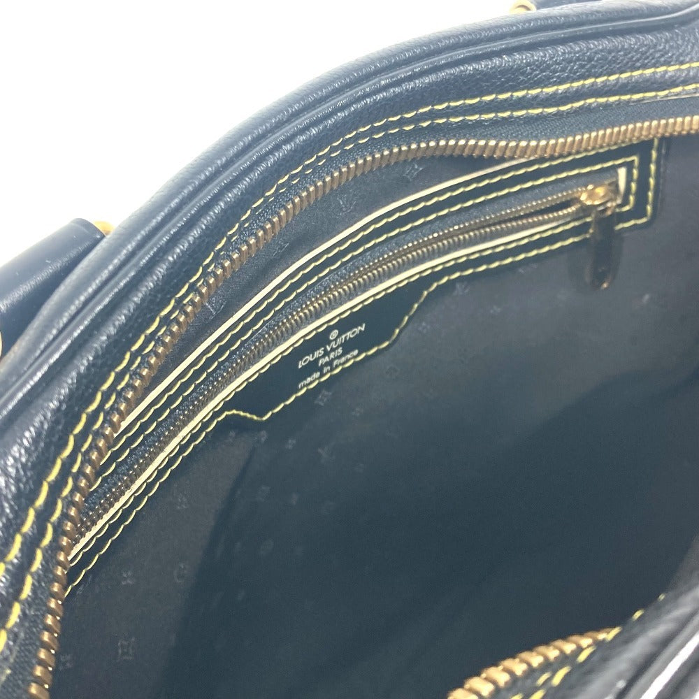 LOUIS VUITTON Handbag M91892 Suhari leather black Suhari Spaerb Women Used Authentic