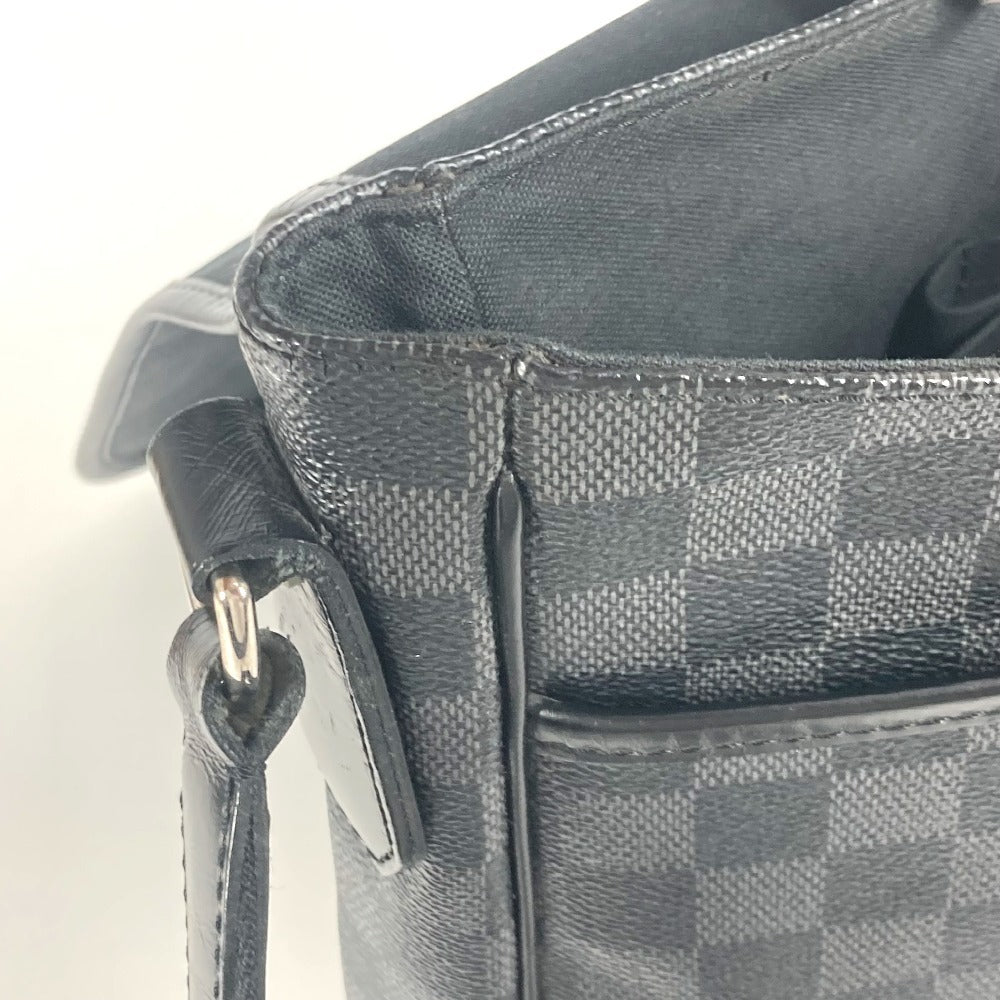 LOUIS VUITTON Shoulder Bag N58029 Damier Grafitto Canvas black Damier Grafitte Daniel MM