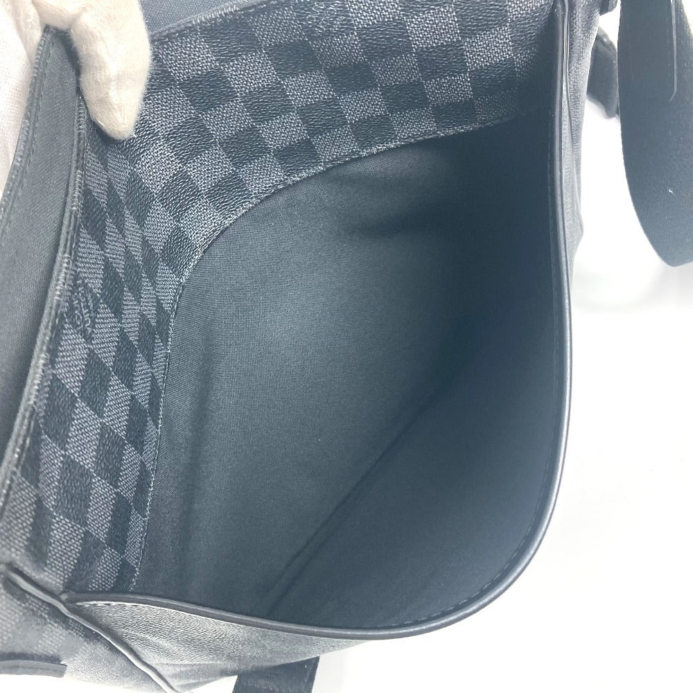 LOUIS VUITTON Shoulder Bag N58029 Damier Grafitto Canvas black Damier Grafitte Daniel MM