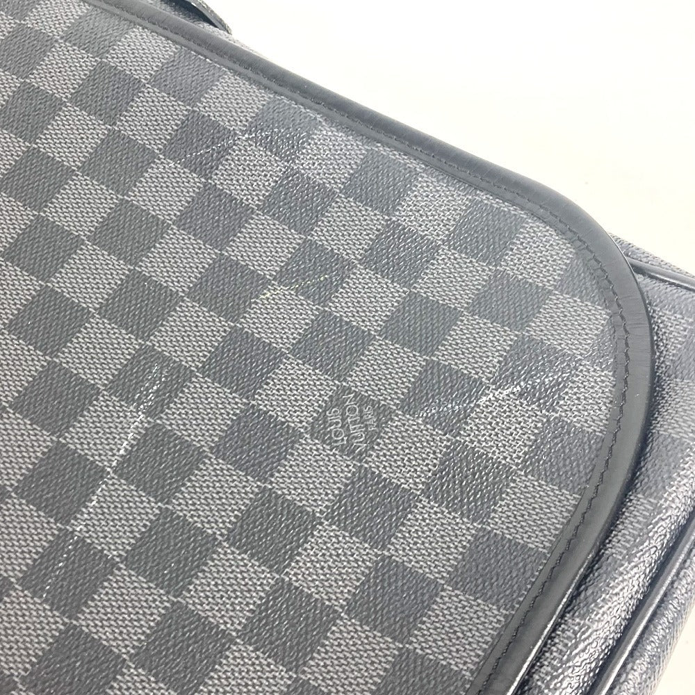 LOUIS VUITTON Shoulder Bag N58029 Damier Grafitto Canvas black Damier Grafitte Daniel MM