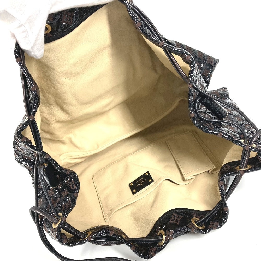 LOUIS VUITTON Shoulder Bag M95259 Leather/Canvas, Plastics black Monogram Elvinyl Squeeze