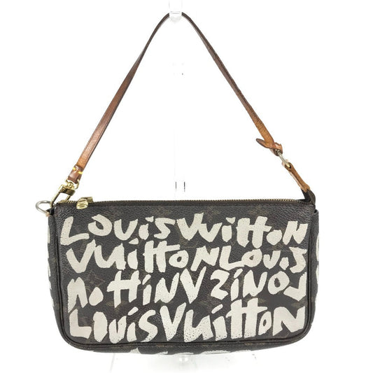 LOUIS VUITTON Shoulder Bag M92192 MonogramGraffitiCanvas White / brown Monogram graffiti Pochette Accessoires