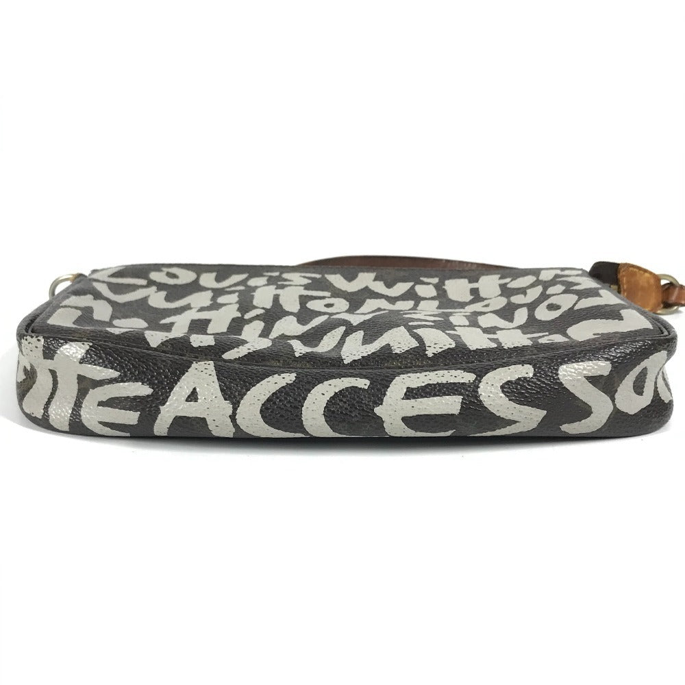 LOUIS VUITTON Shoulder Bag M92192 MonogramGraffitiCanvas White / brown Monogram graffiti Pochette Accessoires