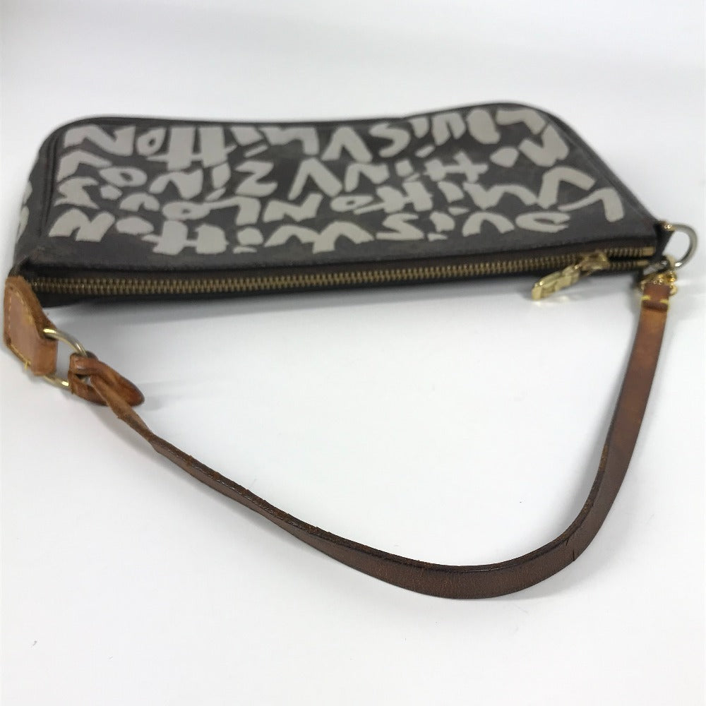 LOUIS VUITTON Shoulder Bag M92192 MonogramGraffitiCanvas White / brown Monogram graffiti Pochette Accessoires
