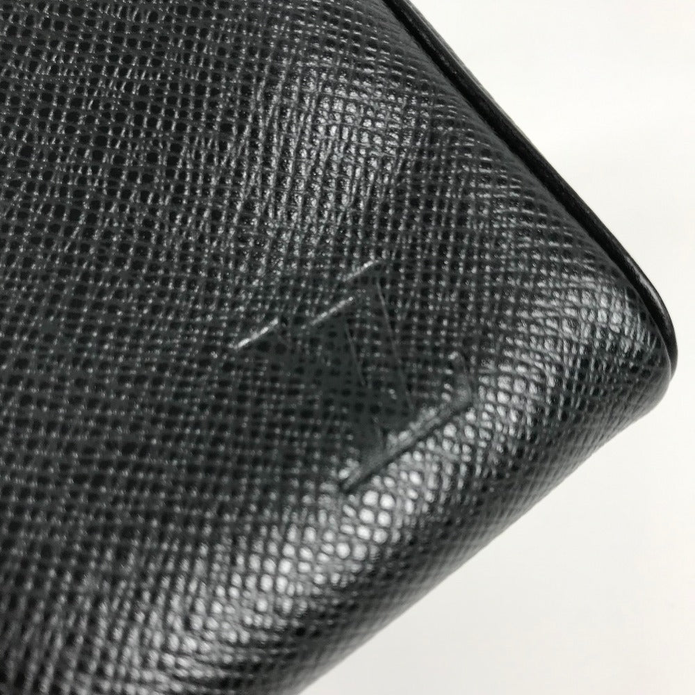 LOUIS VUITTON business bag M30222 Taiga Leather black Taiga Truest Cracking PM