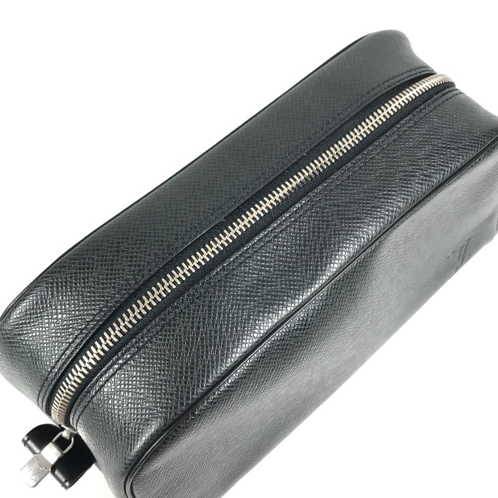 LOUIS VUITTON business bag M30222 Taiga Leather black Taiga Truest Cracking PM