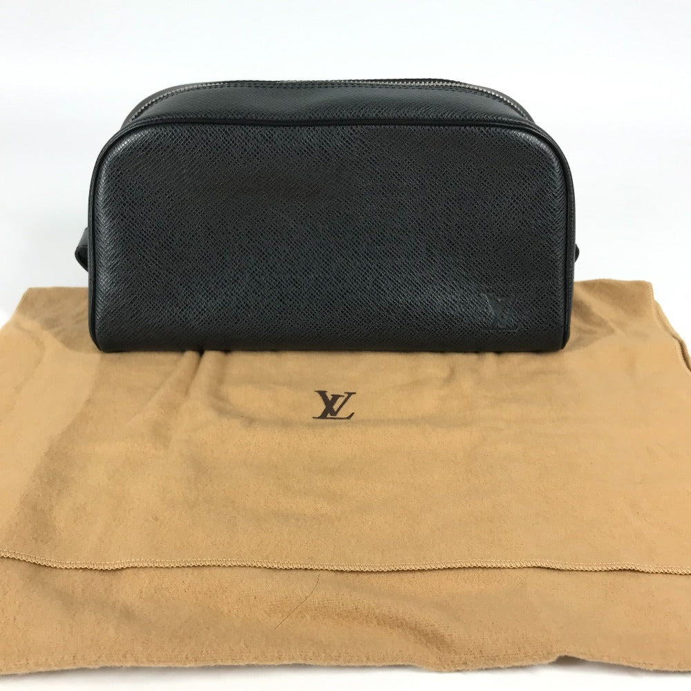LOUIS VUITTON business bag M30222 Taiga Leather black Taiga Truest Cracking PM