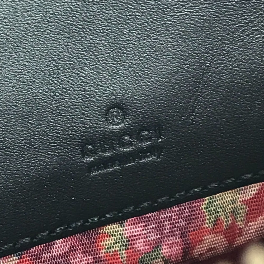 GUCCI Clutch bag 524316 Patent leather, rubber black Game List logo
