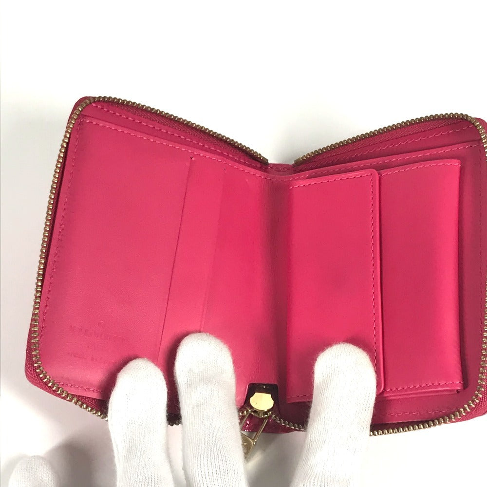 LOUIS VUITTON Folded wallet M91238 Monogram Vernis Canvas pink Monogram Vernis bloom compact wallet