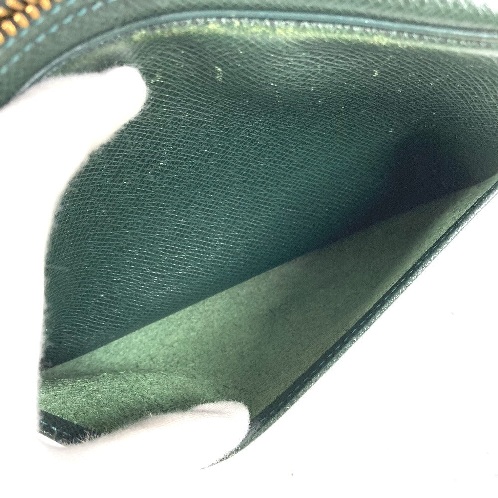 LOUIS VUITTON Pouch M30304 Taiga Leather green Taiga Accessory pouch