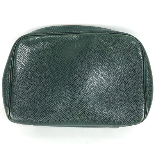 LOUIS VUITTON Pouch M30304 Taiga Leather green Taiga Accessory pouch