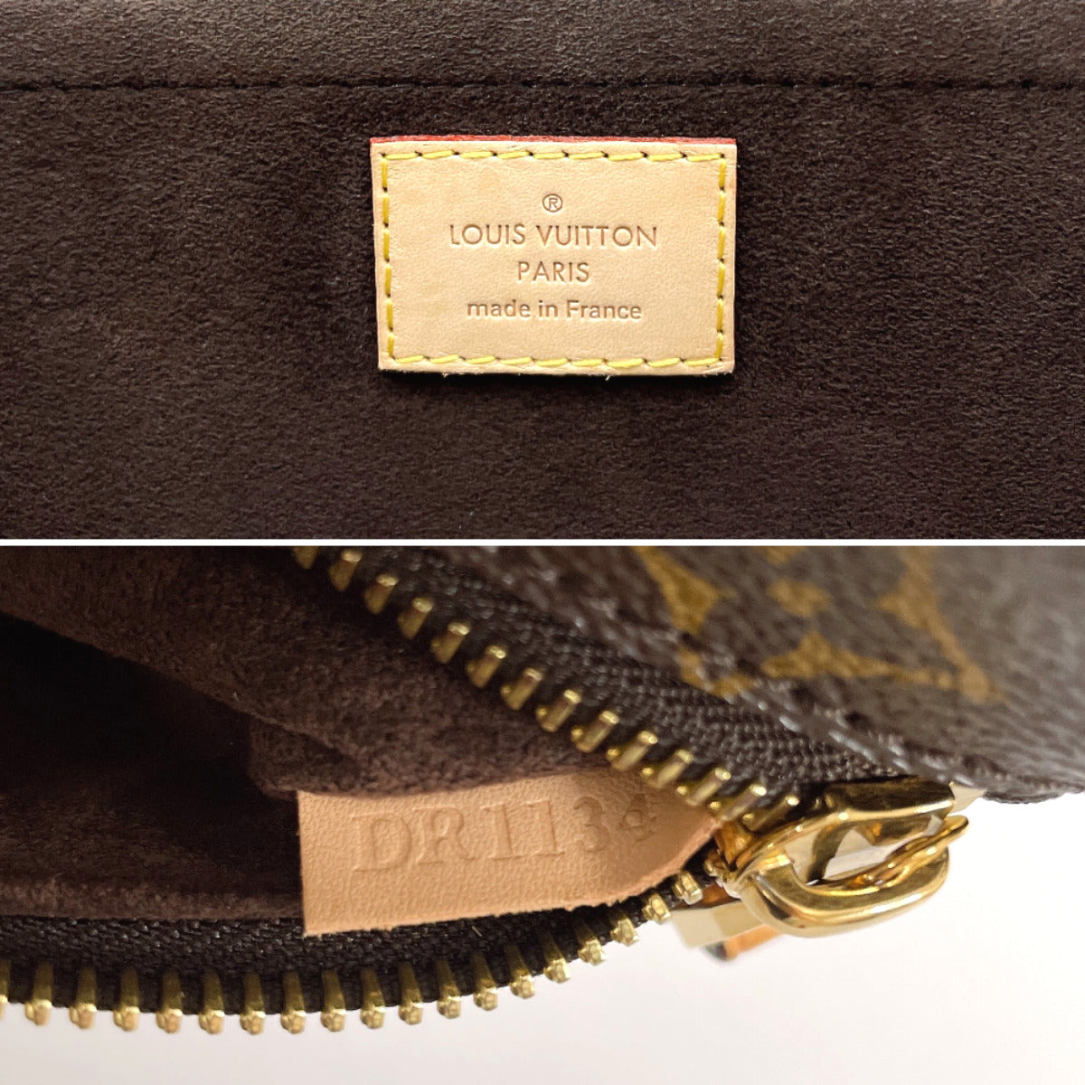 LOUIS VUITTON Handbag M44875 Monogram canvas Brown 2WAY Pochette Metis MM Women Used Authentic
