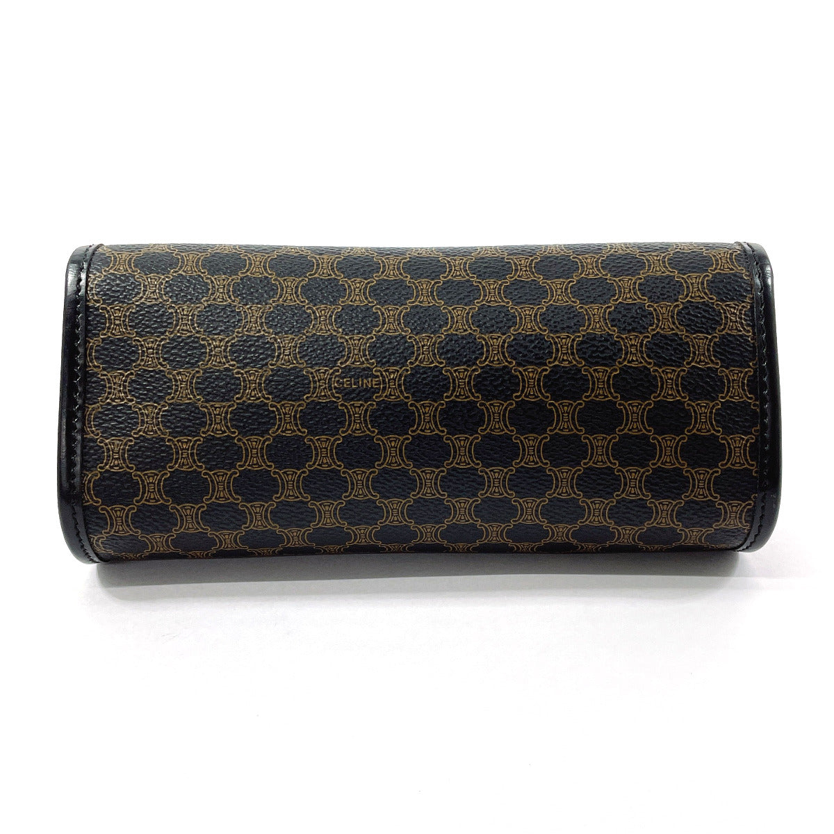 CELINE Pouch PVC black Macadam
