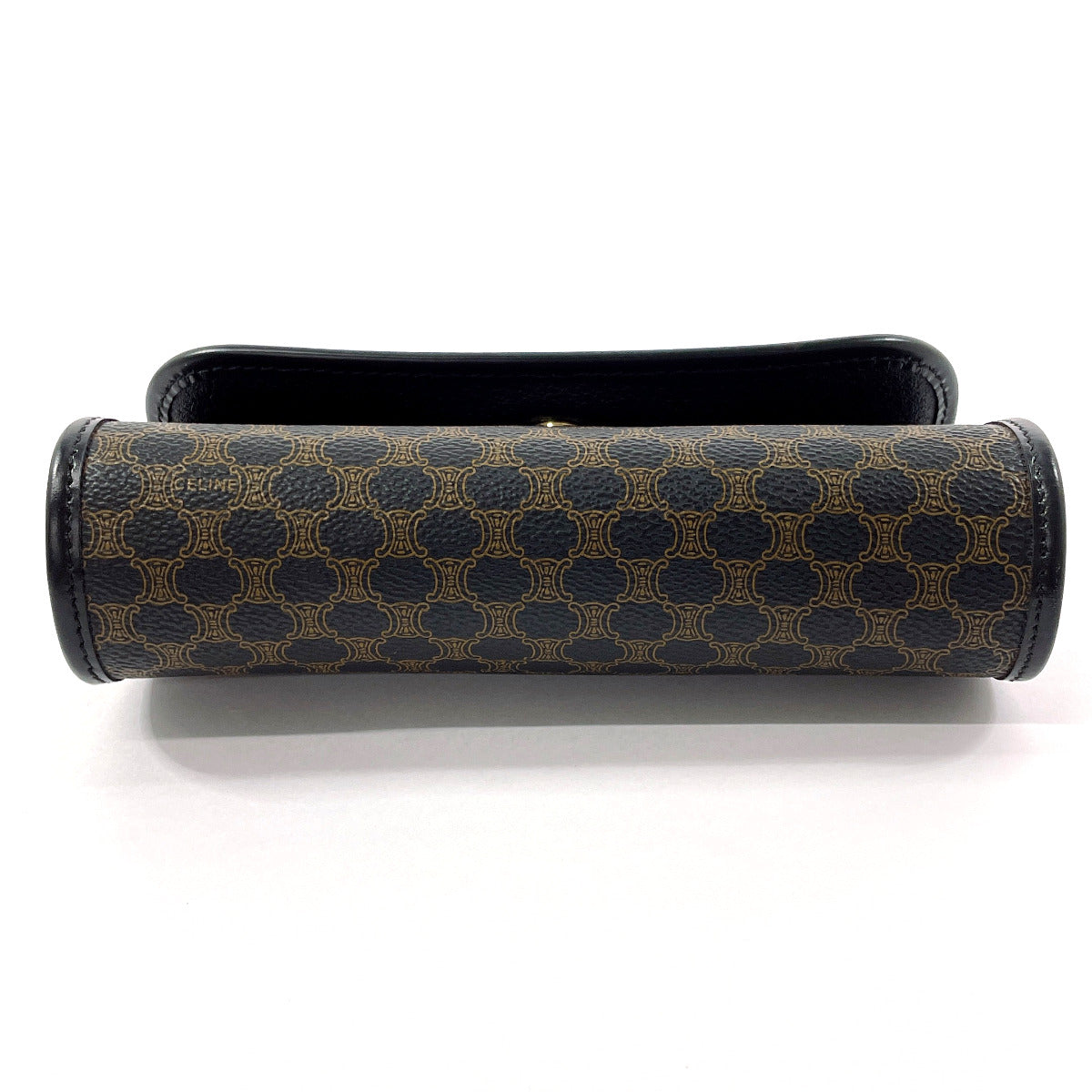 CELINE Pouch PVC black Macadam