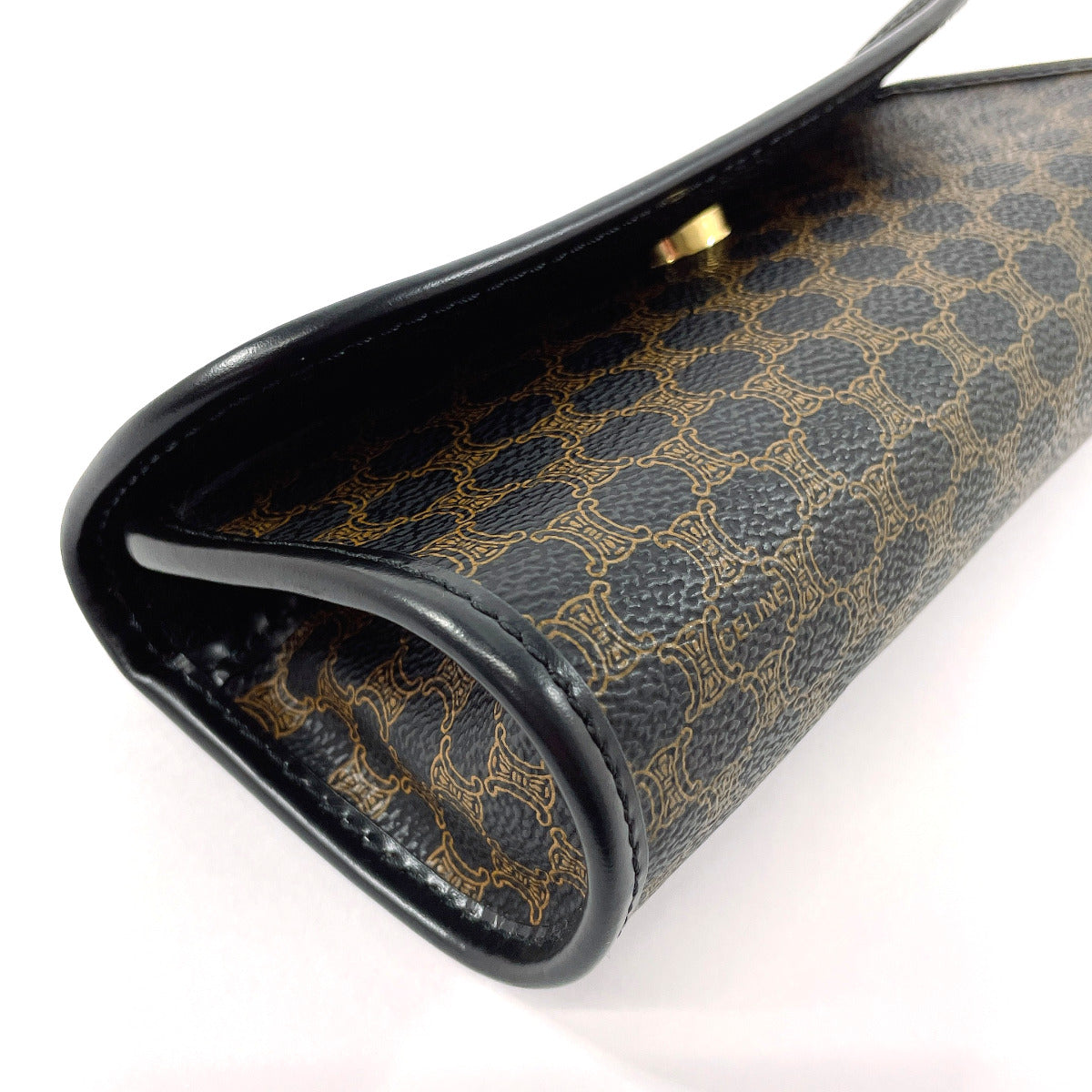 CELINE Pouch PVC black Macadam