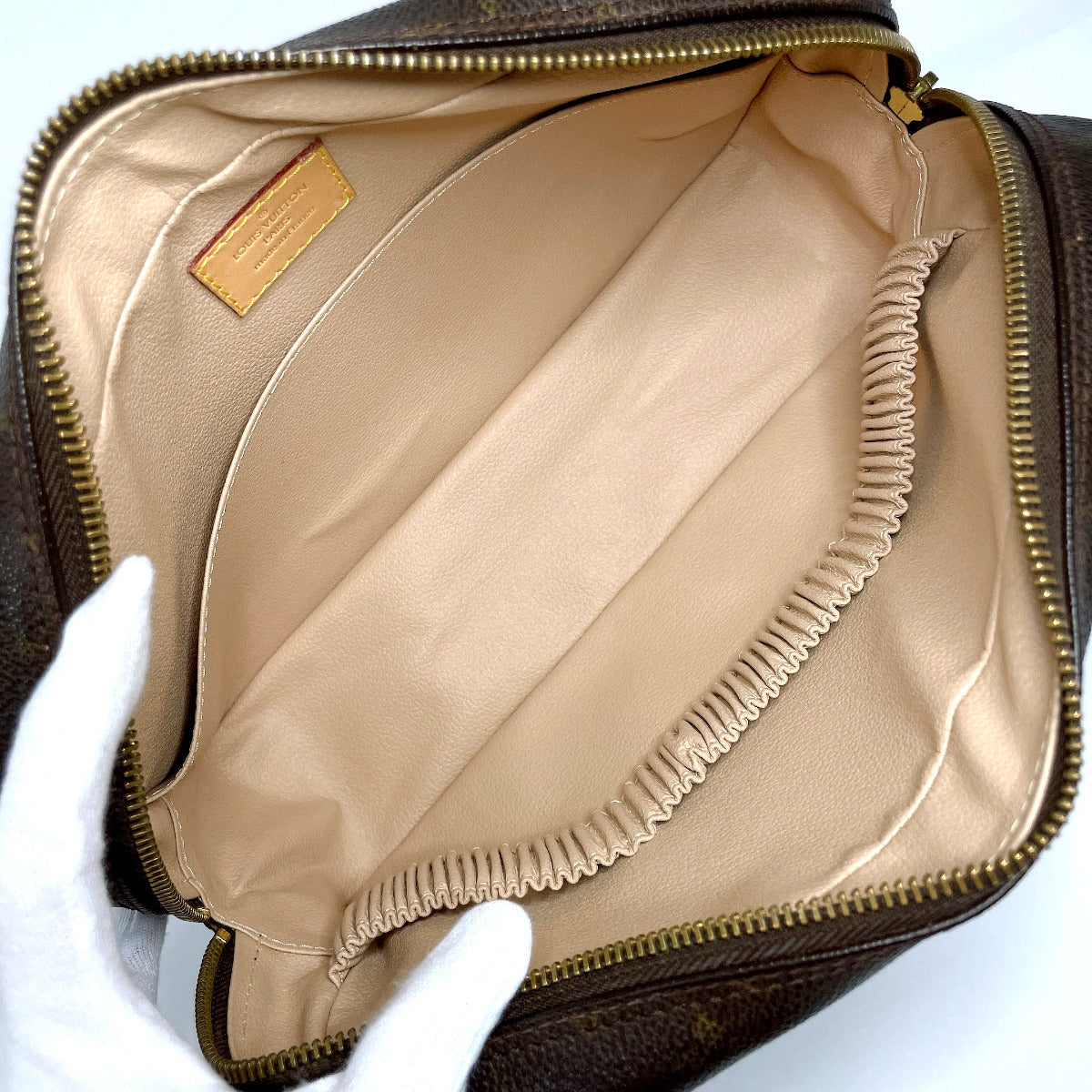 LOUIS VUITTON Pouch M47522 Monogram canvas Brown Truth Wallet 28