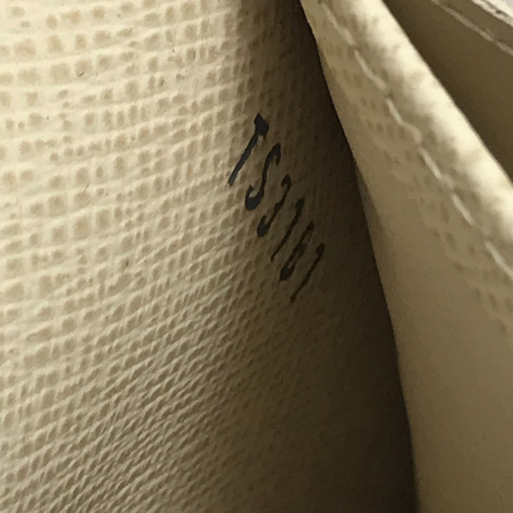 LOUIS VUITTON Long Wallet Purse N61735 Damier Azur Canvas white Damier Azur Portefeuille Sarah Women Used Authentic