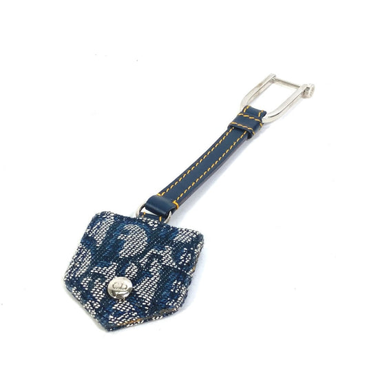 Dior charm canvas Navy Trotter CD logo