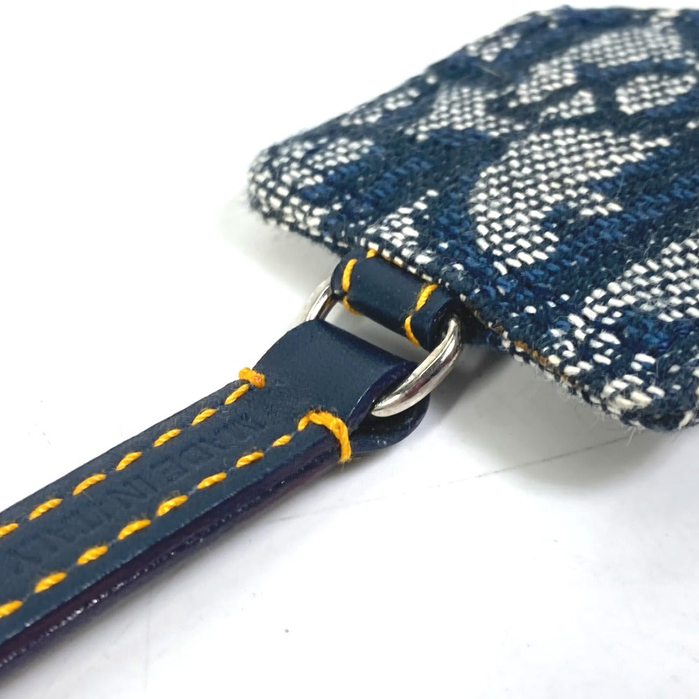 Dior charm canvas Navy Trotter CD logo