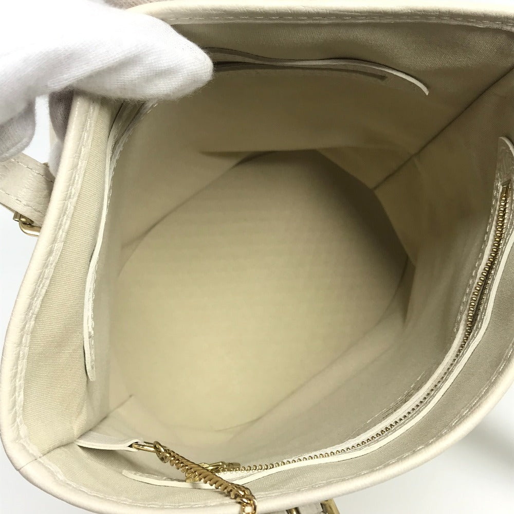 LOUIS VUITTON Shoulder Bag M95316 Monogram Mini-LinCanvas White type Monogram mini run BucketPM Bucket PM