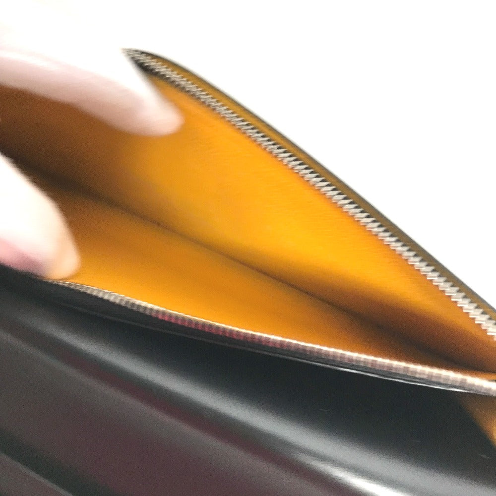 GOYARD Long Wallet Purse PVC / Leather Brown Herringbone Long wallet mens Used Authentic