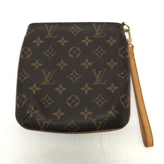 LOUIS VUITTON Pouch M51901 Monogram canvas Brown Monogram Partition Women Used Authentic