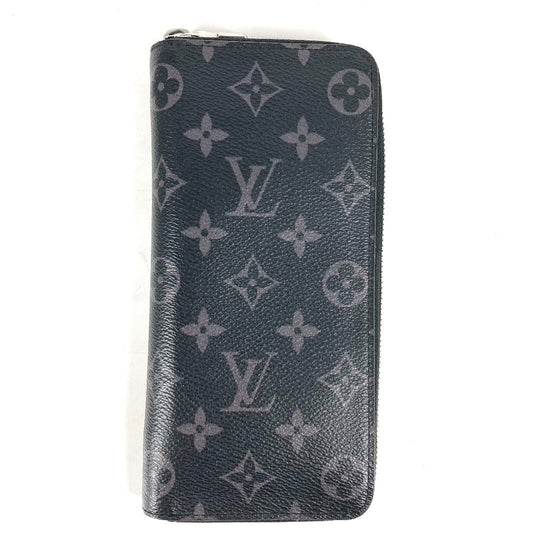LOUIS VUITTON Long Wallet Purse M62295 Monogram Eclipse Canvas black Monogram Eclipse Zippy Wallet Vertical