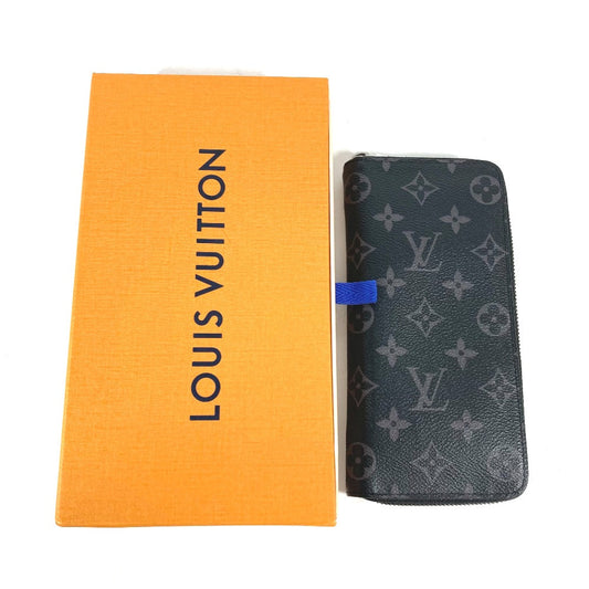 LOUIS VUITTON Long Wallet Purse M62295 Monogram Eclipse Canvas black Monogram Eclipse Zippy Wallet Vertical