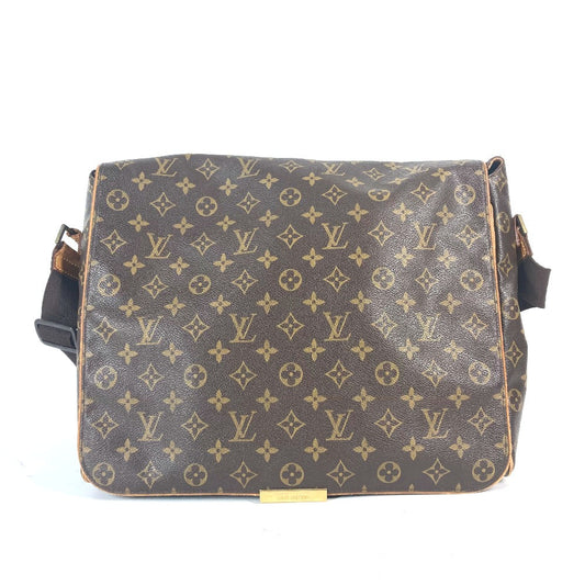 LOUIS VUITTON Shoulder Bag M40526 Monogram canvas Brown Monogram Valmy GM