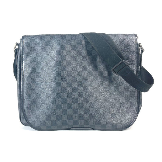 LOUIS VUITTON Shoulder Bag N58033 Damier Grafitto Canvas black Damier Grafitte Daniel GM