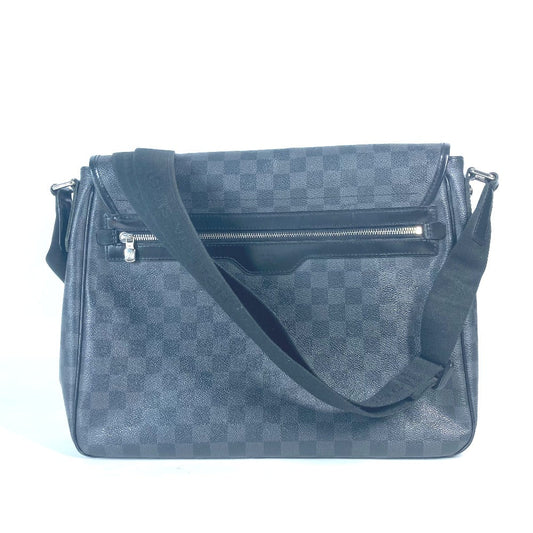 LOUIS VUITTON Shoulder Bag N58033 Damier Grafitto Canvas black Damier Grafitte Daniel GM