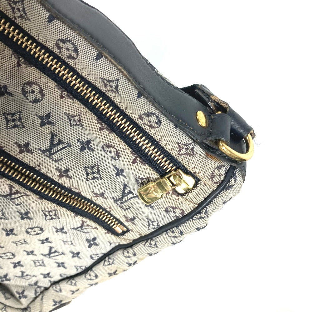LOUIS VUITTON Shoulder Bag M42350 Monogram mini canvas Navy Monogram mini Sac Maman