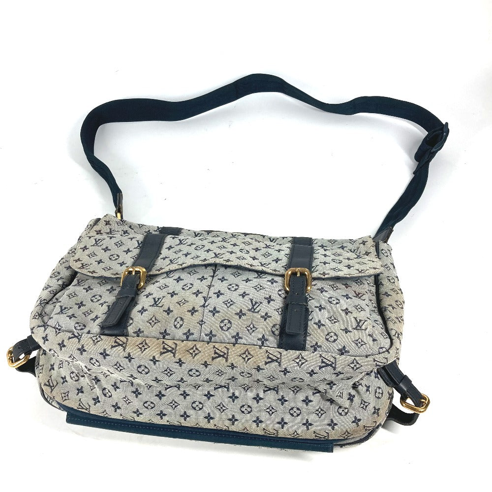 LOUIS VUITTON Shoulder Bag M42350 Monogram mini canvas Navy Monogram mini Sac Maman