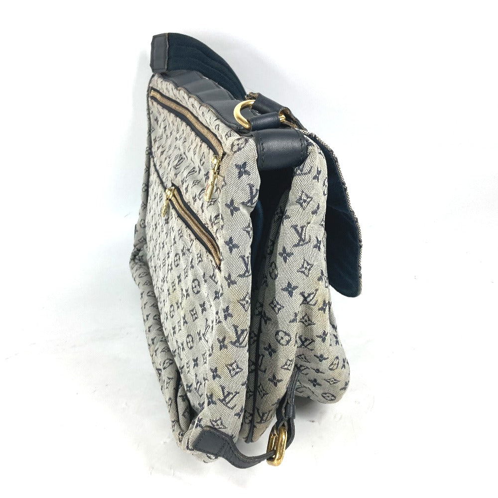 LOUIS VUITTON Shoulder Bag M42350 Monogram mini canvas Navy Monogram mini Sac Maman
