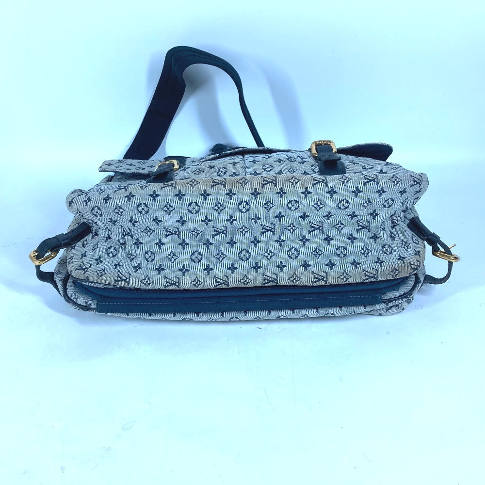 LOUIS VUITTON Shoulder Bag M42350 Monogram mini canvas Navy Monogram mini Sac Maman